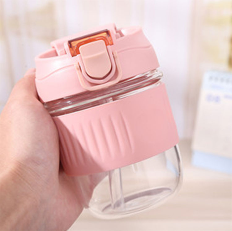 12oz Glass Coffee Travel Cup