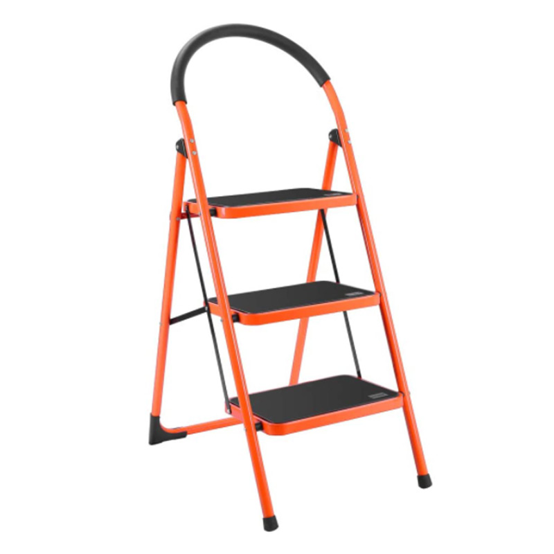 What should you do when using a stepladder?