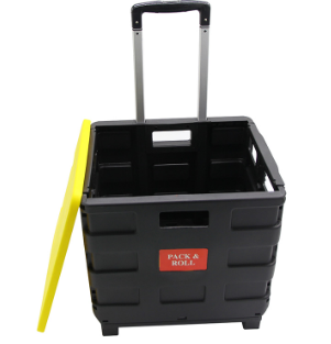 What are the advantages of two-wheel plastic grocery shopping cart?