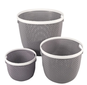 Is the Round Bin Woven Plastic Storage Basket Garnering Attention?