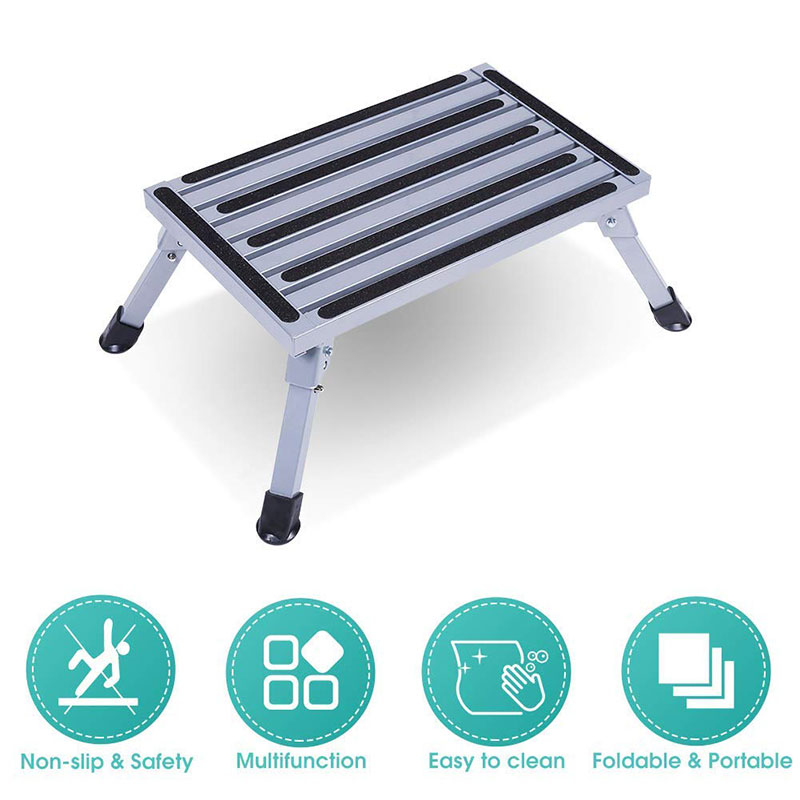 Aluminum Folding Platform Steps RV Step Stool