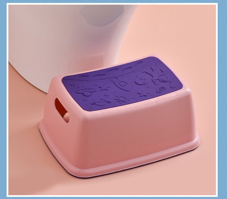 Children's bathroom stool for potty training