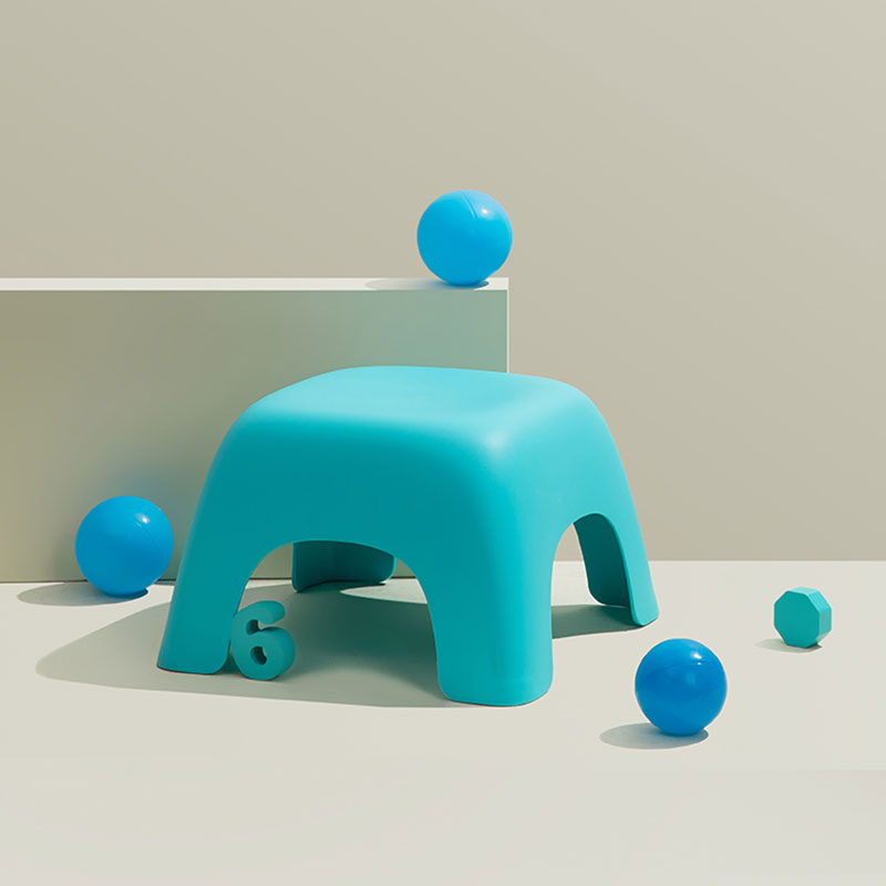 Multicolour Plastic Children Stool