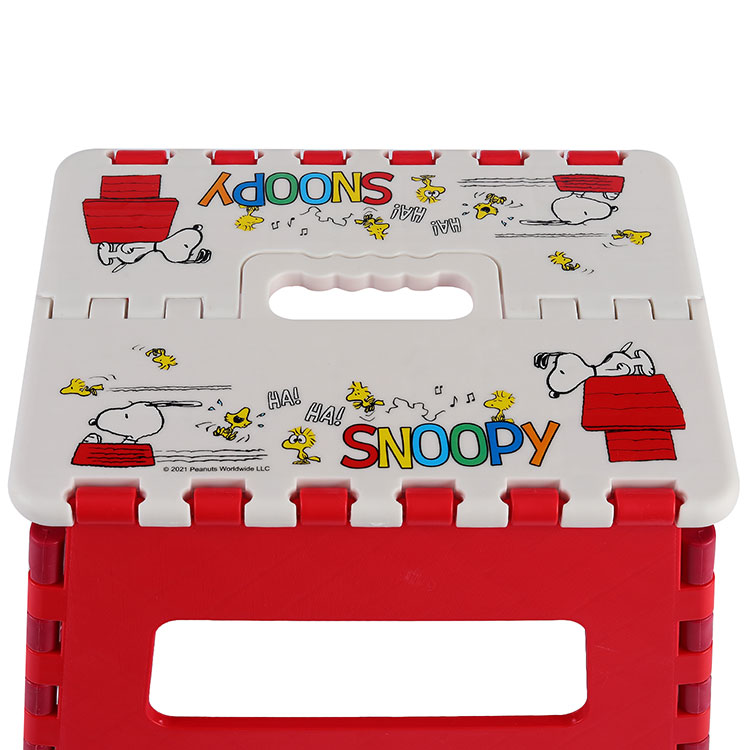 Non Slip Red Folding Step Stool
