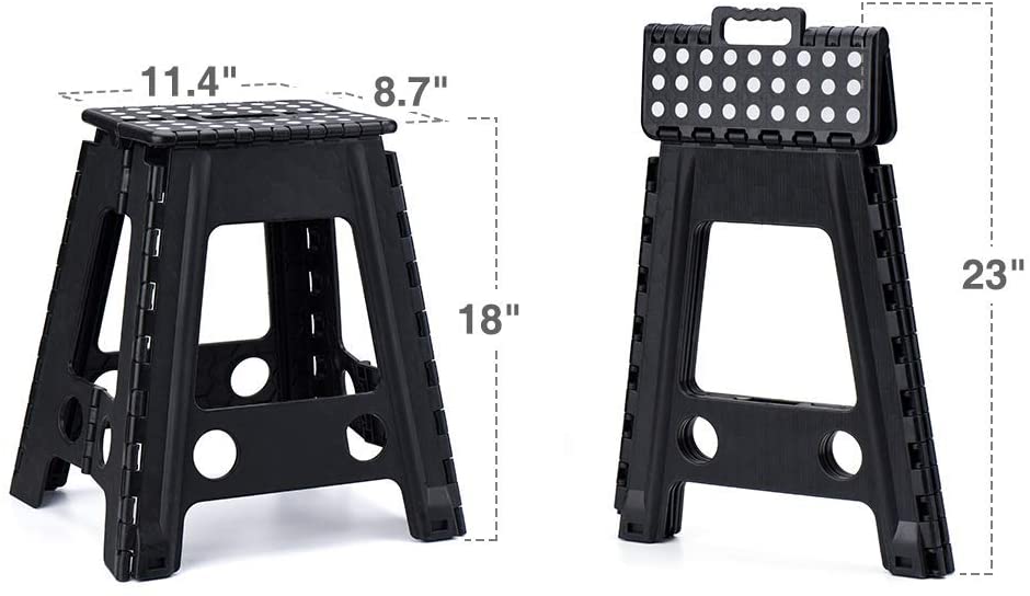 Plastic household 18 inches non slip Stepping stool