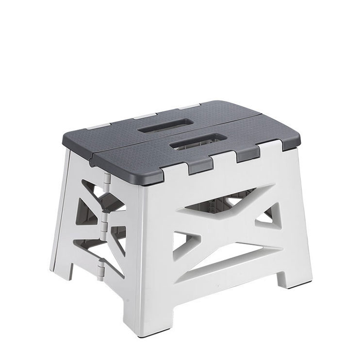 Collapsible plastic foot stool with 9 inch height