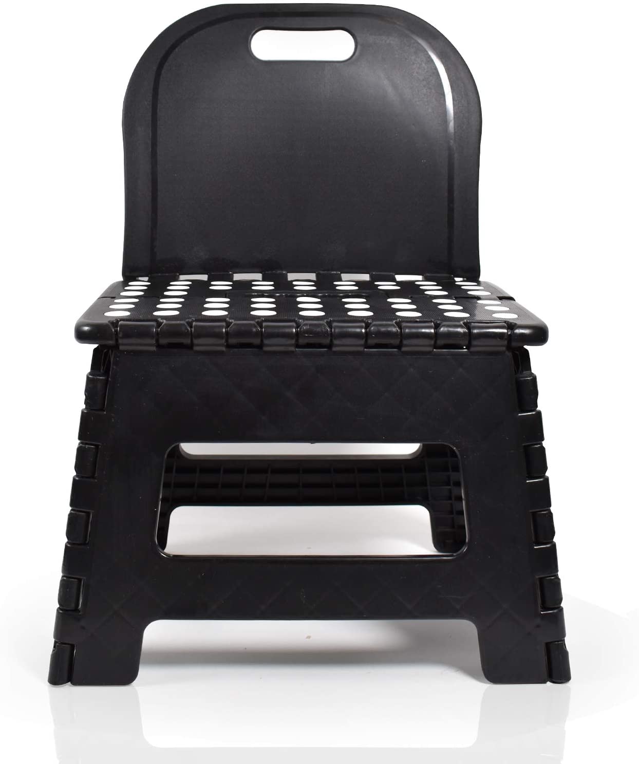 Small Collapsible Household Folding Step Stool with Back Support