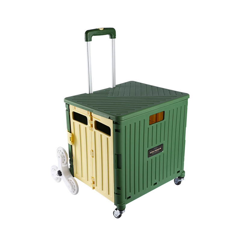 Stair Climber Bigger Trolley Dolly Plastic Shopping Cart